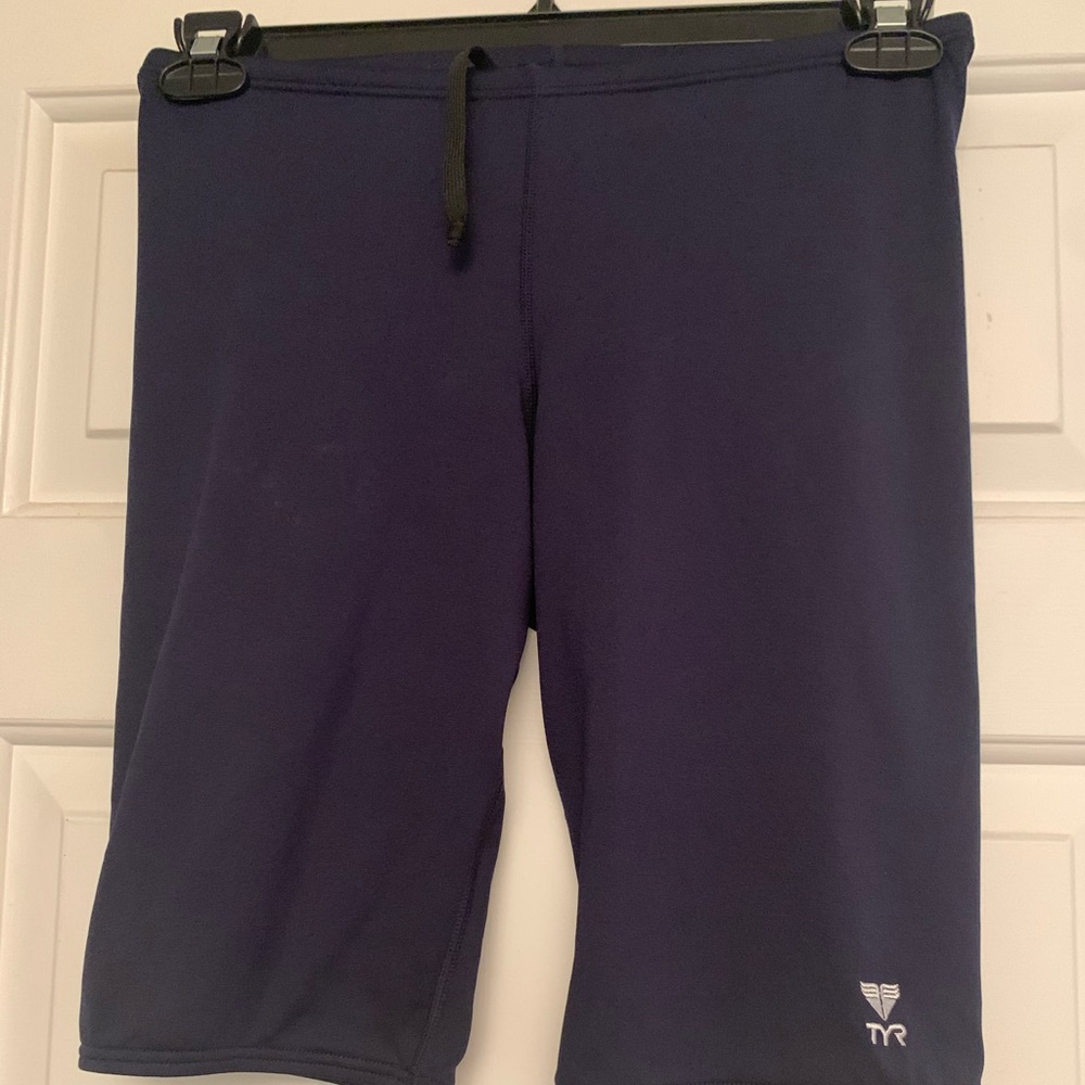 TYR Durafast Elite Solid Navy Jammer NWOT